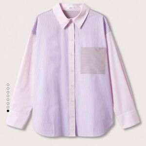 Oversized poplin shirt